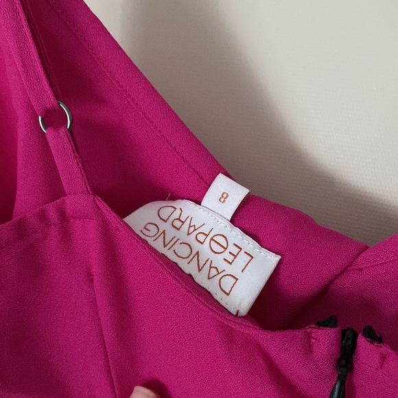 Dancing Leopard Malibu Pink & Blush Leopard Dress - Picture 4 of 6